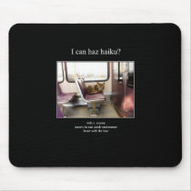 haiku cat 28 mousepad