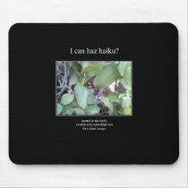 haiku cat 32 mousepad
