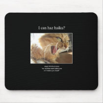 haiku cat 34 mousepad