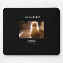haiku cat 9 mousepad