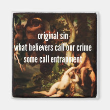Haiku Fridge Magnet - Original Sin