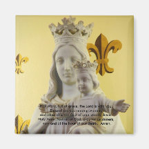 Hail Mary, full of grace Fridge Magnet