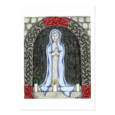 Hail Mary prayer cards Business Card Template by haidabeaver