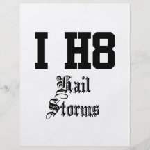 hail storms personalized flyer