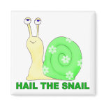 Hail the snail fridge magnets