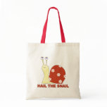 Hail The Snail (Red) Canvas Bags