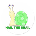 Hail the snail stickers