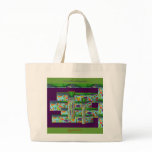 Hail to Veggies Collage Tote Bag