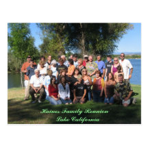 Haines Family Reunion    Lake California Post Card