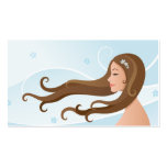Hair and beauty salon business card