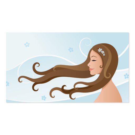 Hair and beauty salon business card