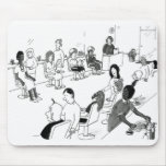 Hair and Beauty Stylist Customers mousepads