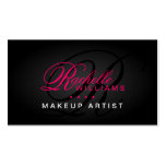 Hair and Makeup Artist Monogram Business Cards