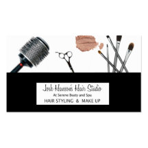 Hair and Makeup Business Card