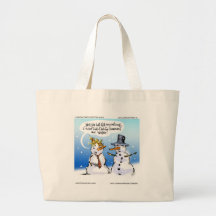 Hair Club For Snowmen Funny Christmas Tote Bags