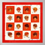 Hair Colour Bingo Poster posters