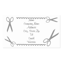Hair Dresser Business cards