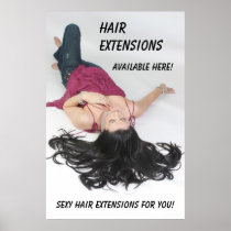 Hair Extensions Poster