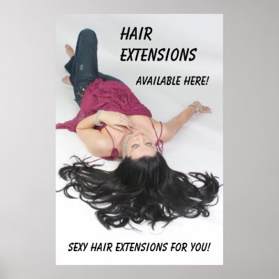 Hair Extensions Poster by kpreiss