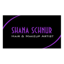 Hair & Makeup Business Card