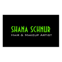 Hair & Makeup Business Card