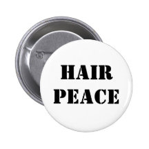 Hair Peace Button