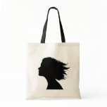 hair profile tote tote bags