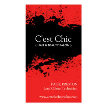 Hair Salon Business Cards