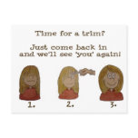Hair Salon Customer Coupon Reminder for Trim