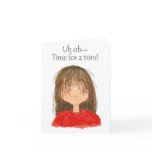 Hair Salon Customer Reminder Relations Hair Cut cards