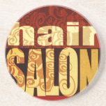 Hair Salon   Earth Tones Coasters