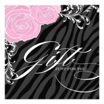 HAIR SALON GIFT CERTIFICATE INVITE