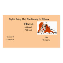Hair Stylist Business Card