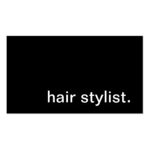 Hair Stylist Business Card