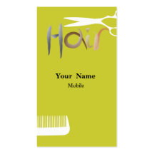 Hair Stylist Business Card Template