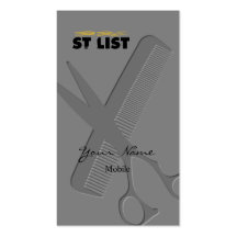 Hair Stylist Business Card Templates