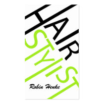 Hair Stylist Business Cards