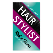Hair Stylist Business Cards