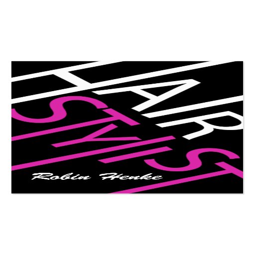 Hair Stylist Business Cards