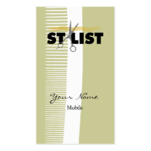 Hair Stylist Business Cards