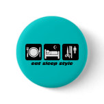 Hair stylist buttons