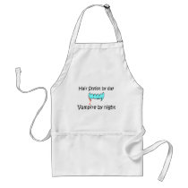 Hair Stylist By Day Vampire By Night Apron