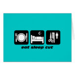 Hair stylist greeting card