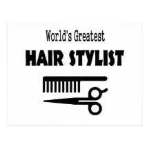 Hair Stylist Card Post Cards