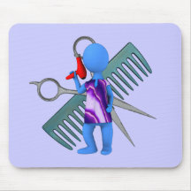 Hair Stylist Mouse Pad
