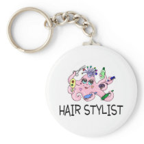Hair Stylist Octopus Keychains