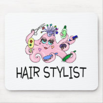 Hair Stylist Octopus Mousepads