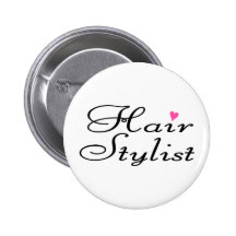 Hair Stylist Pinback Buttons