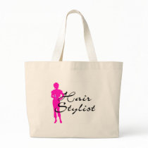 Hair Stylist (Pink) Canvas Bags