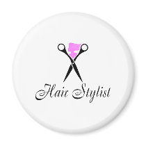Hair Stylist (Pink/Scissors)